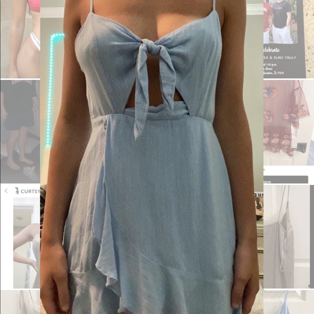 Cotton candy LA dress